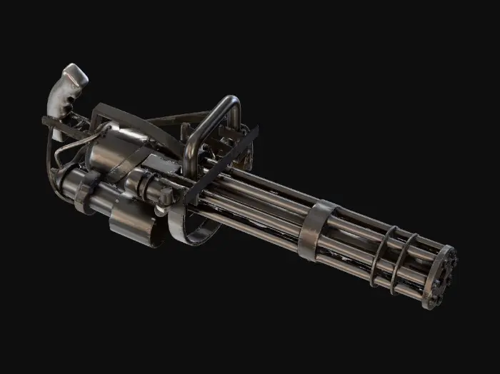 3D model for Minigun