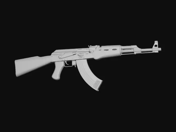 3D model for AK-47 Rifle