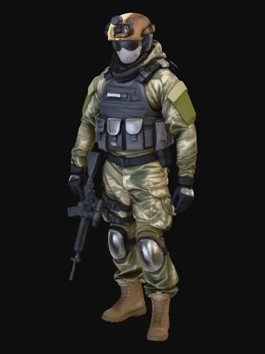 3D model for Soldier Ready