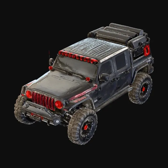 3D model for Jeep gladiator