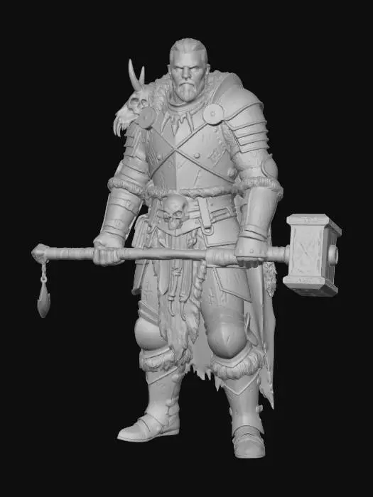 3D model for Runic Berserker