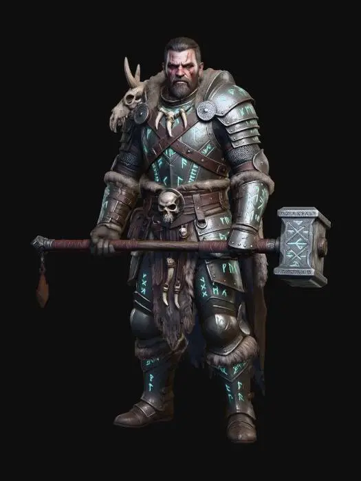 3D model for Runic Berserker