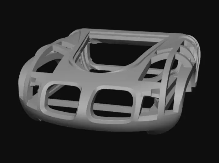 3D model for Rusty turbine housing