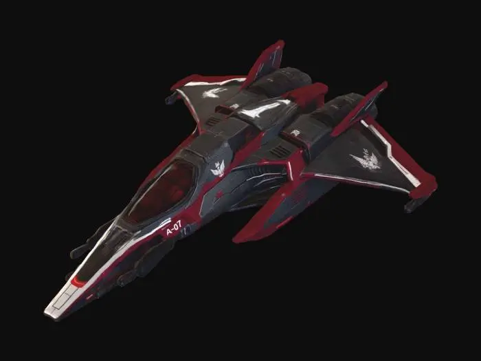 3D model for A-07 Crimson Arrow