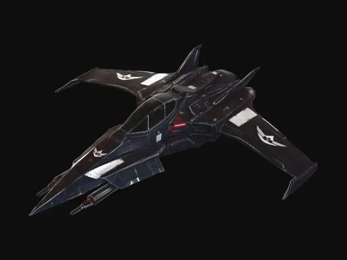 3D model for Obsidian Starfighter
