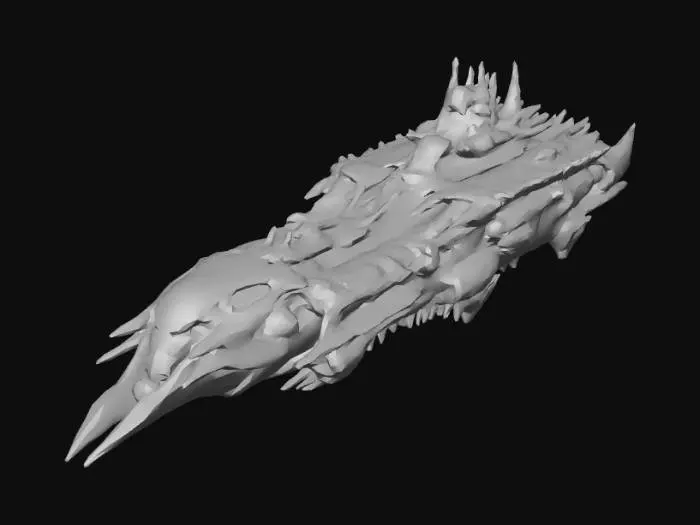 3D model for undead cruiser