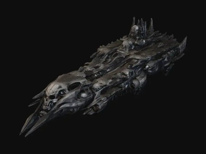 3D model for undead cruiser