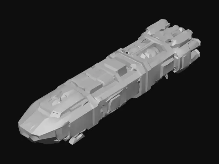 3D model for Obsidian Freighter