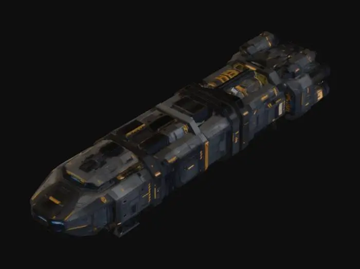 3D model for Obsidian Freighter