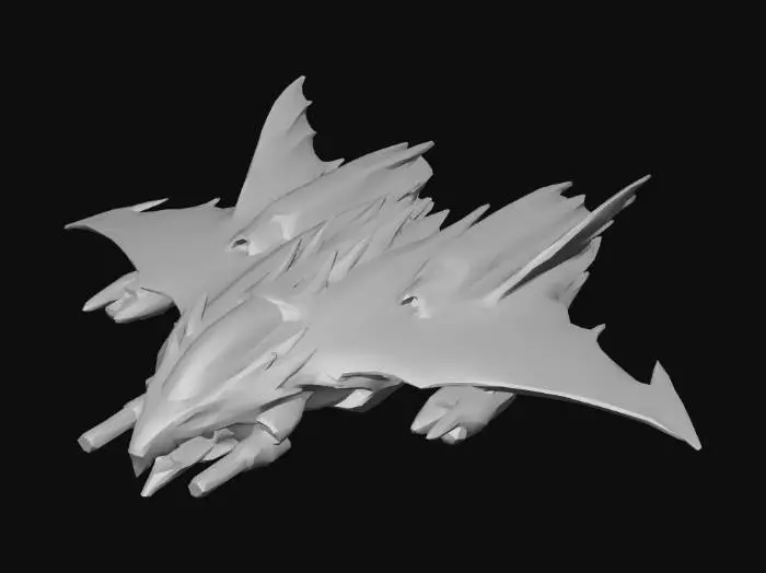 3D model for Crimson Vortex Raider