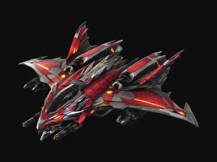 3D model for Crimson Vortex Raider