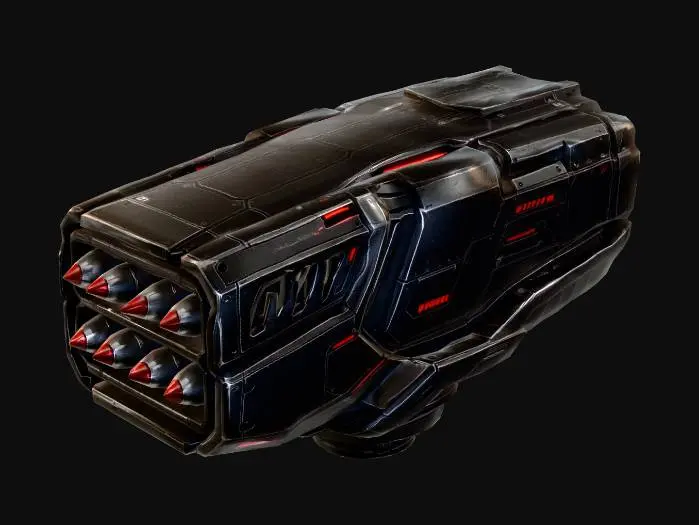 3D model for Obsidian Rocket Warship