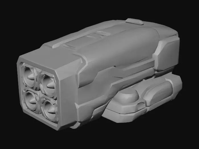 3D model for Quad Engine Propulsion Module