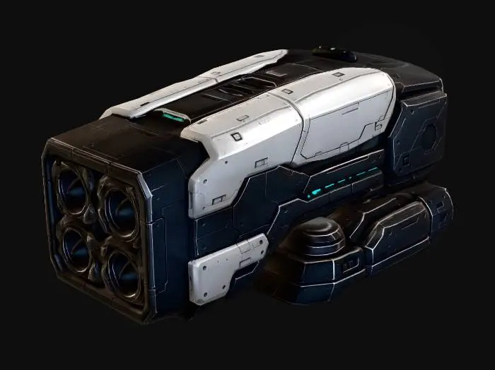 3D model for Quad Engine Propulsion Module