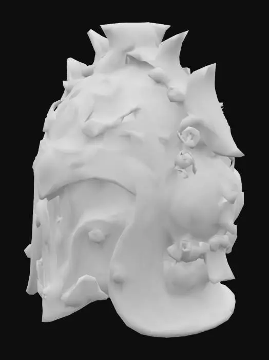 3D model for "Ornate golden helmet for high mage, arcane royal design, polished metal, embedded runestones, elegant curves, flowing mystical patterns, glowing crystal centerpiece, cinematic quality, fantasy style, UE5-ready."