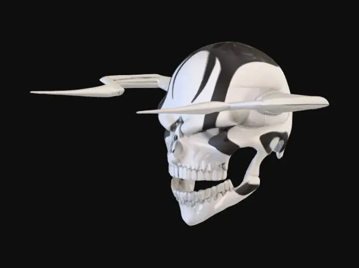 3D model for Hollow Skull Helmet