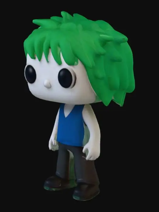 3D model for Green-Haired Funko Figure