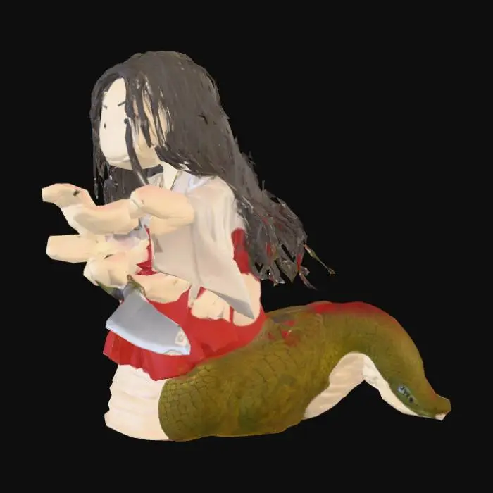 3D model for Warrior Serpent Maiden