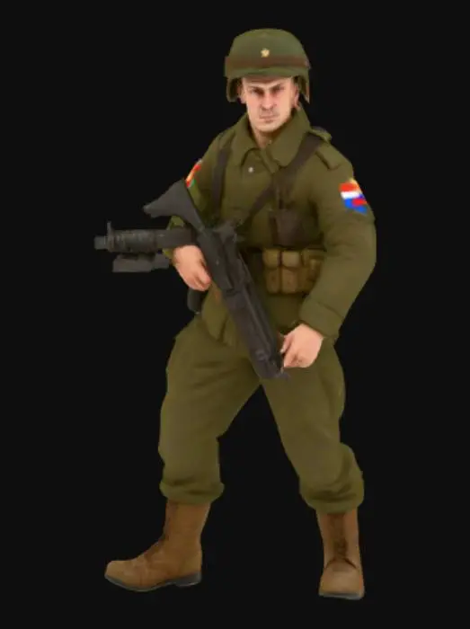3D model for Russian soilder
