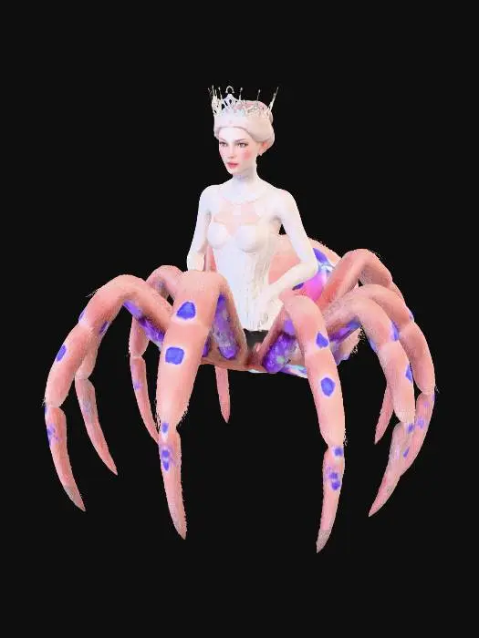 3D model for Arachnid Elegance
