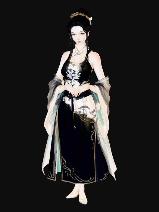 3D model for Night Lotus Empress