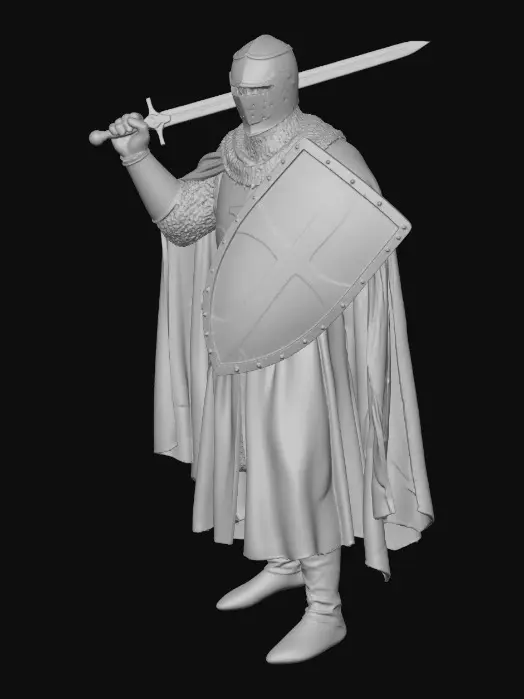 3D model for Knight of Valor