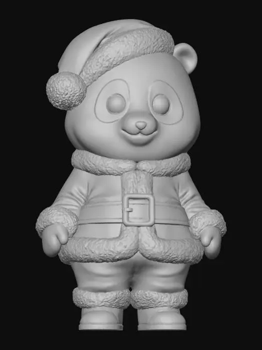 3D model for Santa Panda