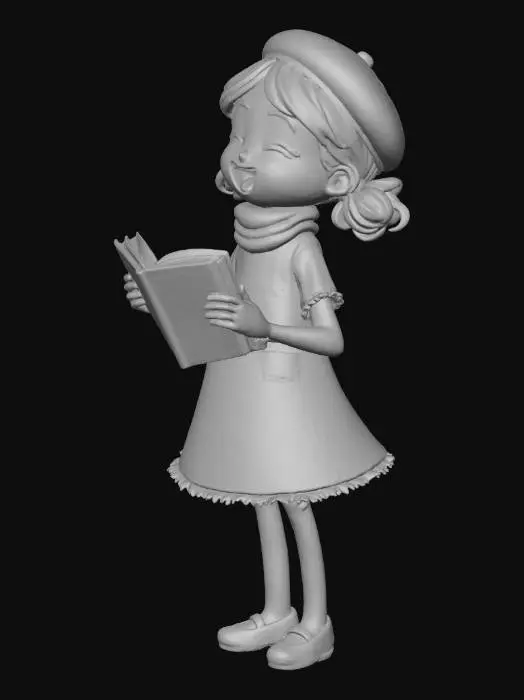 3D model for Christmas Bakery Characters - Baguette Caroler

Long baguette character singing Christmas carols, holding tiny songbook, wearing a red scarf and beret, cute anthropomorphic bread design, joyful 3D figure, festive background.