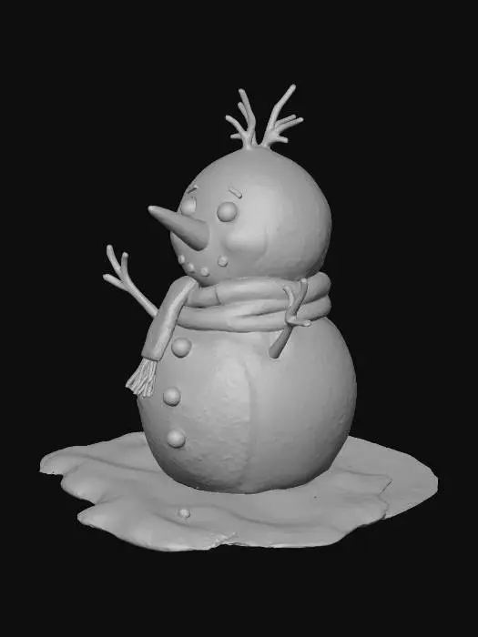 3D model for Christmas Bakery Characters - Bagel Snowman

Round bagel stacked like a snowman, cream cheese scarf, raisin eyes and smile, little carrot nose, 3D bakery toy figure, winter cozy lighting, happy Christmas tone.