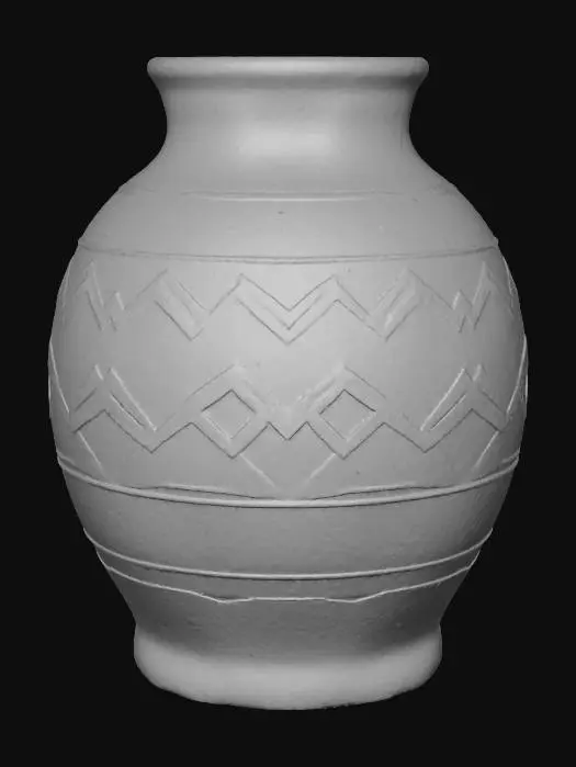 3D model for Colorful Zigzag Vase