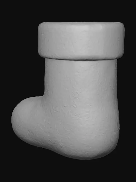 3D model for Ceramic Santa Boot