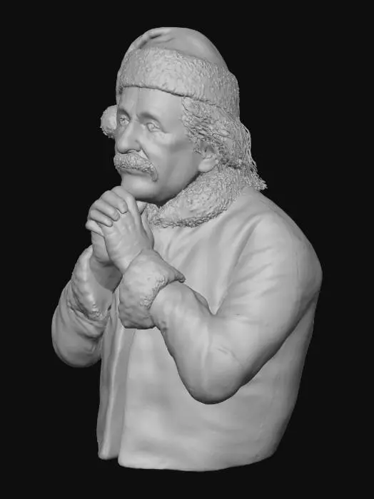 3D model for Santa's Pensive Moment