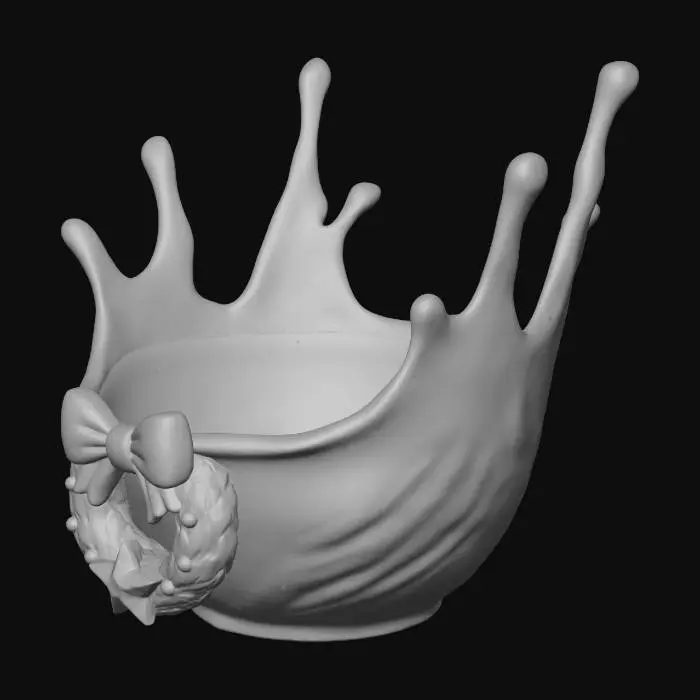 3D model for Holiday Splash Bowl