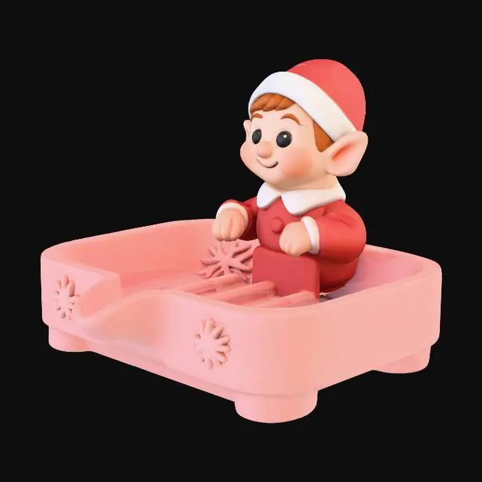 3D model for Elf Soap Dish