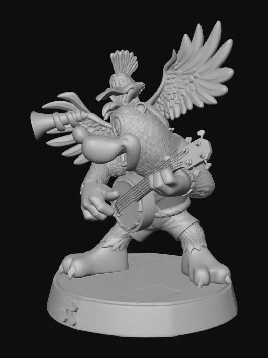 3D model for banjo