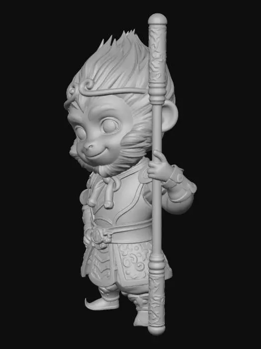 3D model for Monkey Warrior