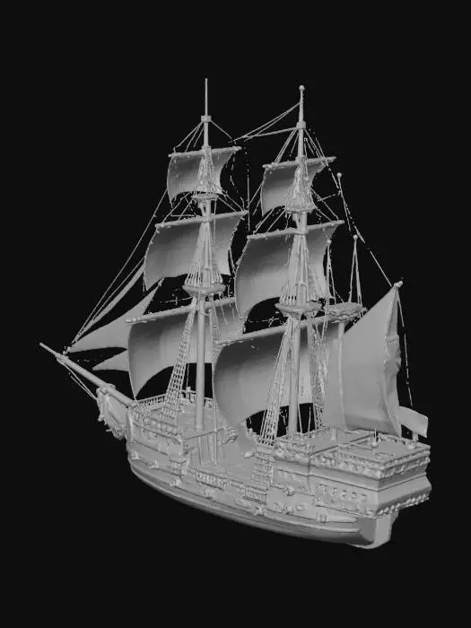 3D model for Bana yelkenli korsan gemisi yap