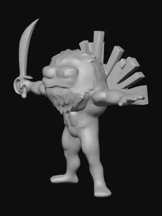 3D model for Verdant Warlord