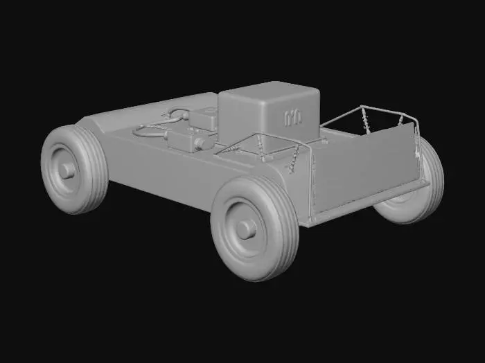 3D model for 牛顿第二定律 小车