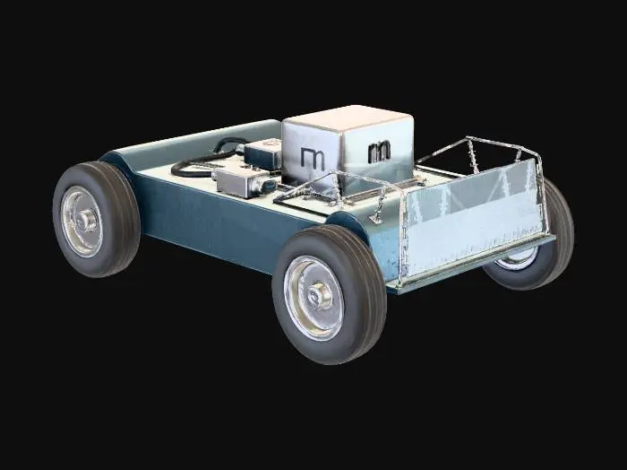 3D model for 牛顿第二定律 小车