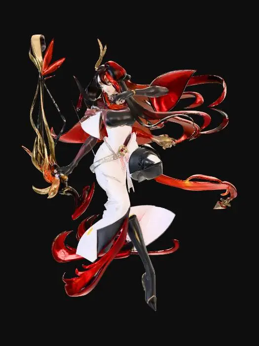 3D model for Crimson Archer