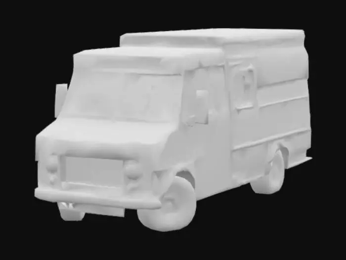 3D model for Rusty Flea Market Van