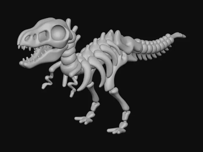 3D model for Dino Bones Art