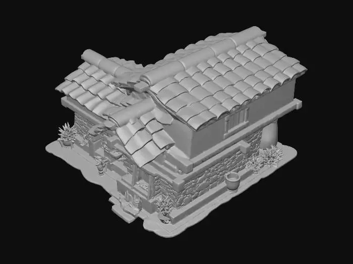 3D model for Mediterranean Cottage