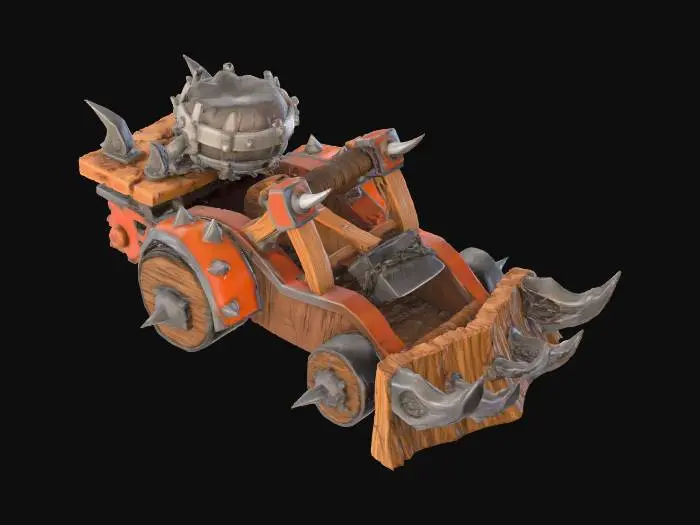 3D model for Spiked Siege Chariot