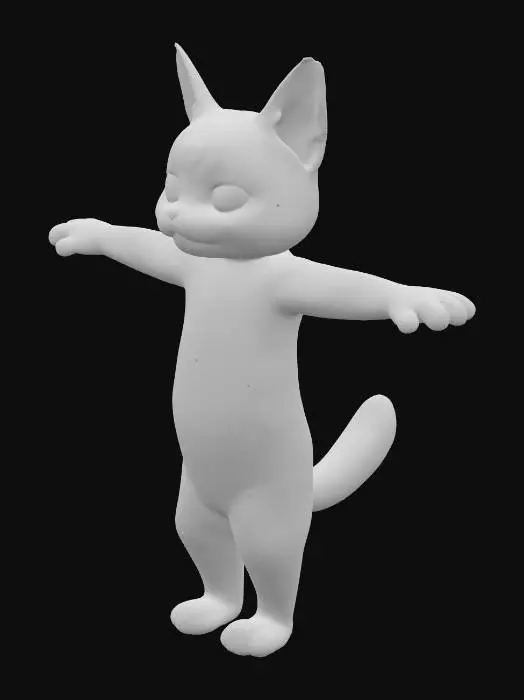 3D model for 一只可爱的猫咪
