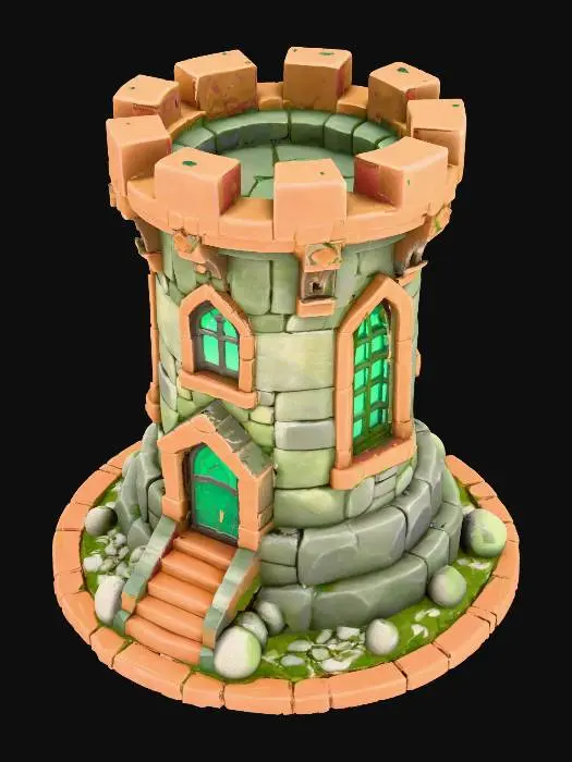 3D model for Tower of Bricks
