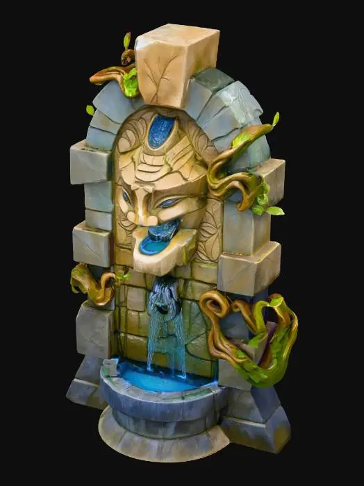 3D model for Mystical Fountain