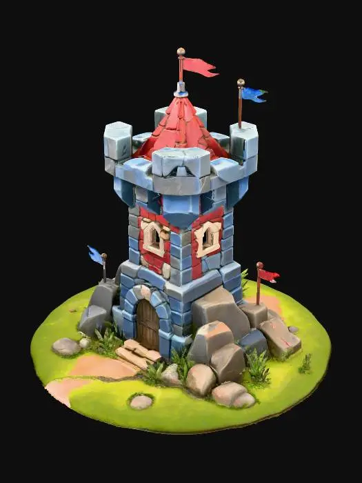 3D model for Castle Tower Sentinel