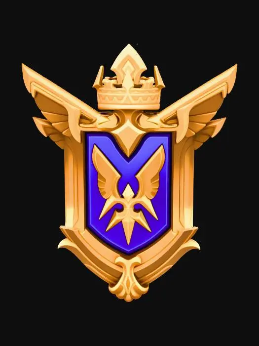 3D model for Golden Shield of Valor